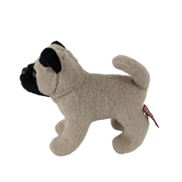 Douglas Hamilton Pug Puppy Dog Plush 6" Stuffed Animal Toy Cream Black #3985 - Picture 5 of 7